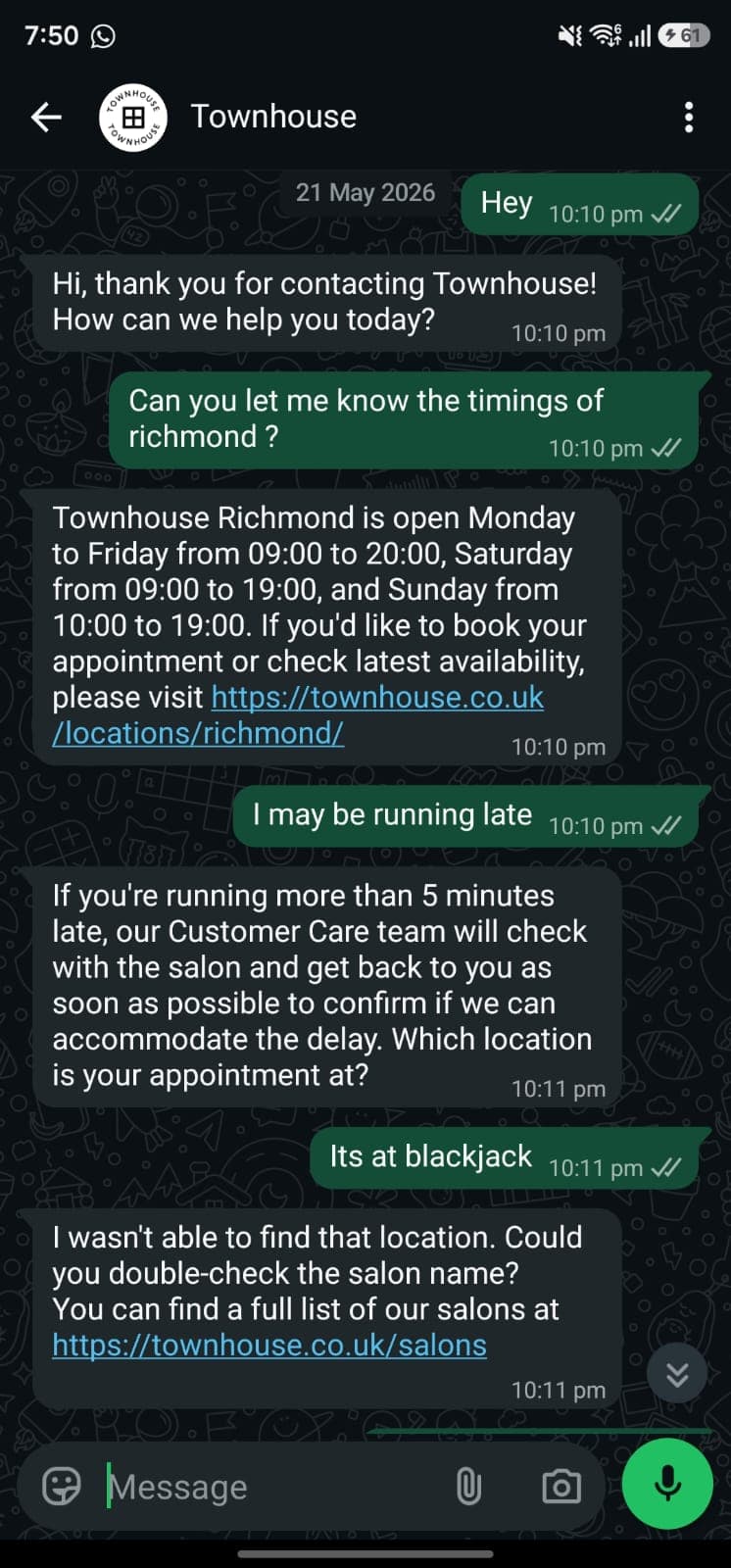 Multi-Location Salon Chain screenshot 1